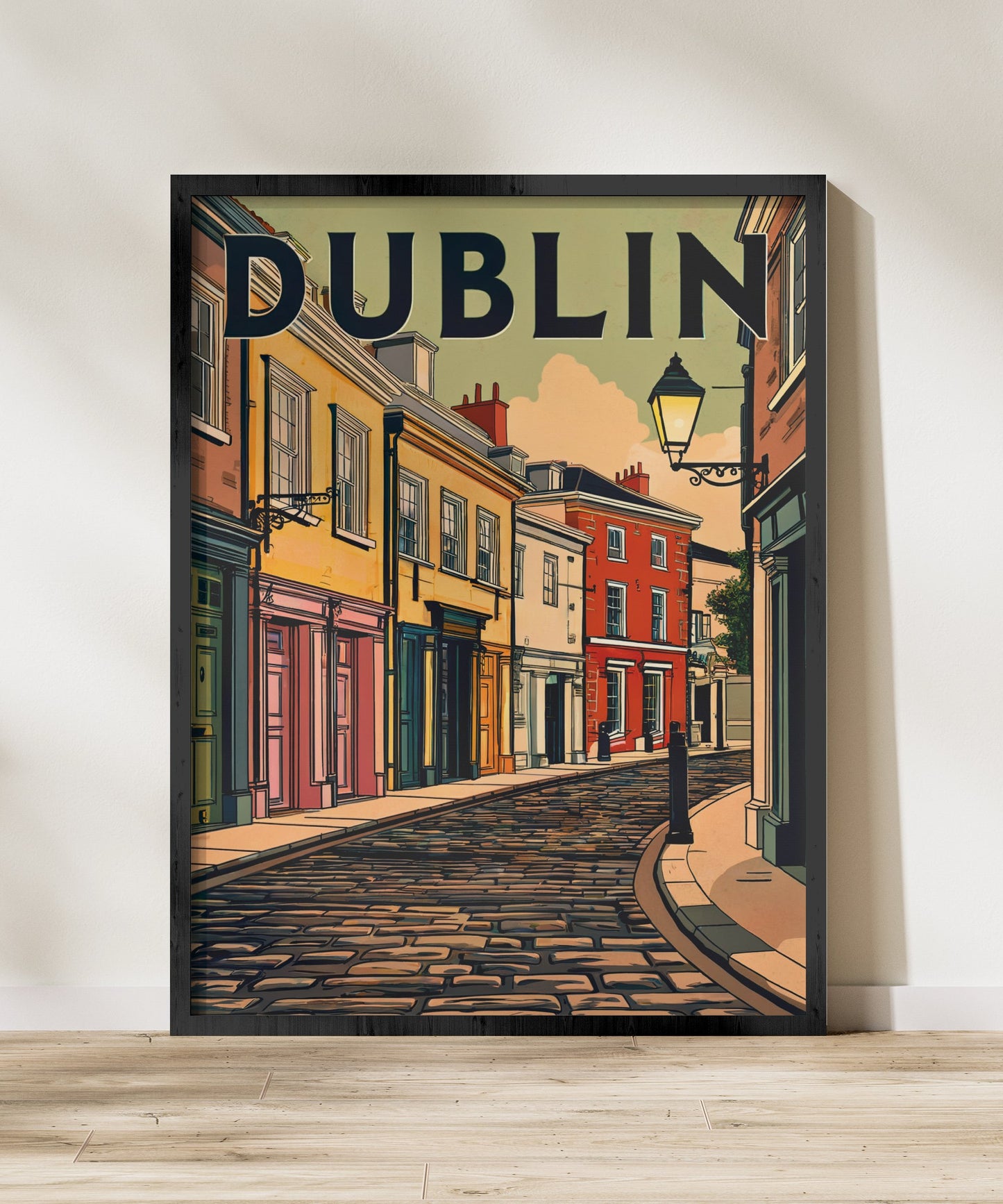 Dublin Vintage Travel Poster