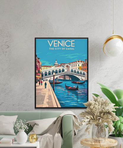 Venice Vintage Travel Poster