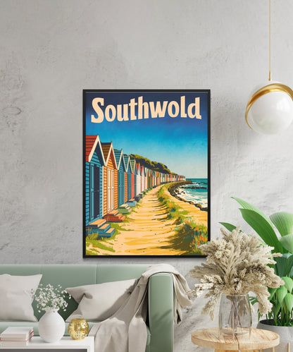 Southwold Vintage Travel Poster