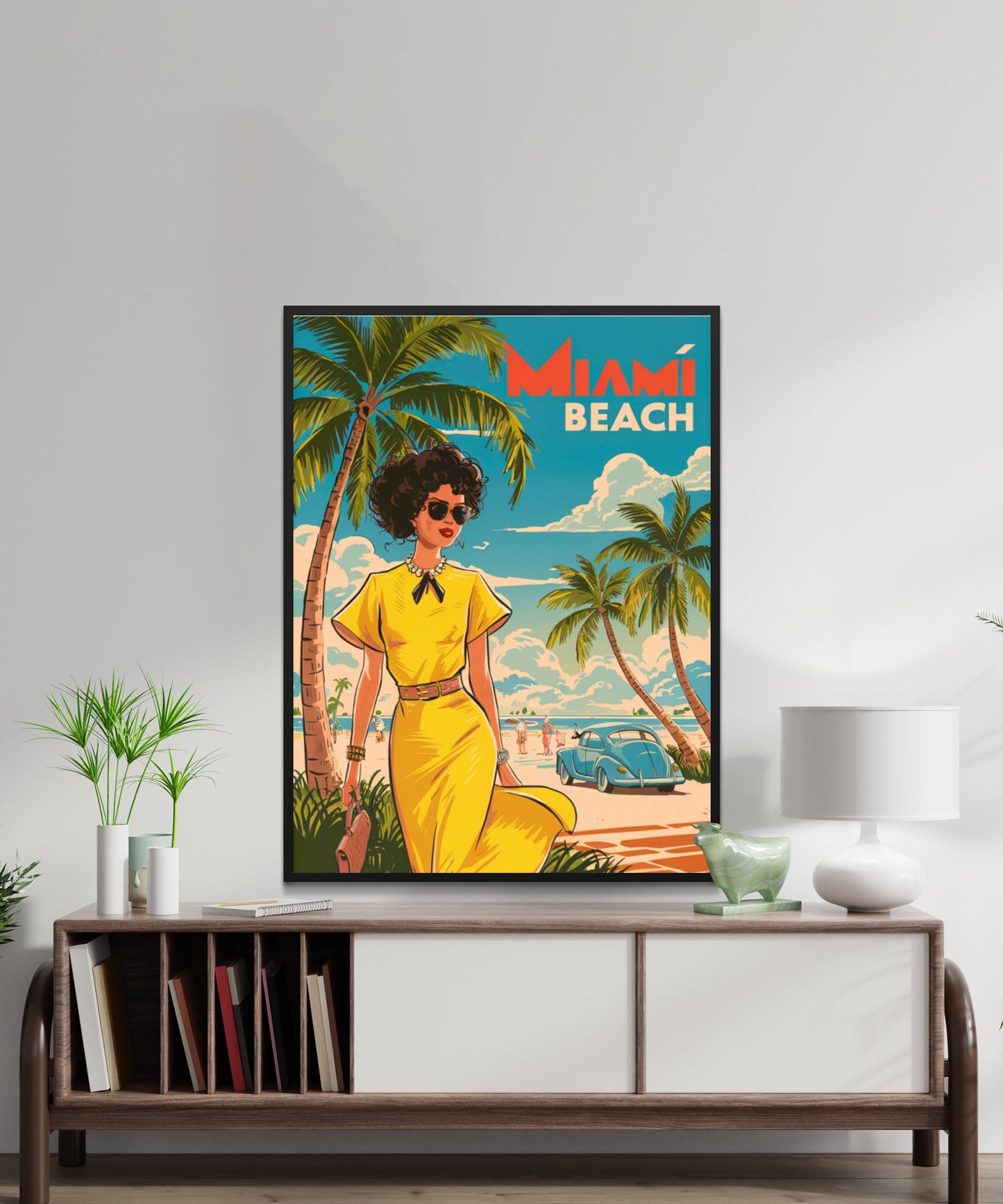 Miami Vintage Travel Poster