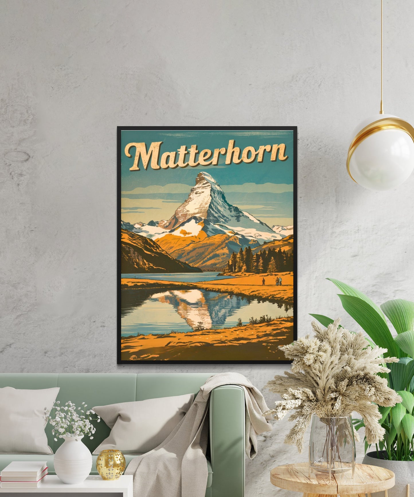 Matterhorn Vintage Travel Poster - Timeless Beauty