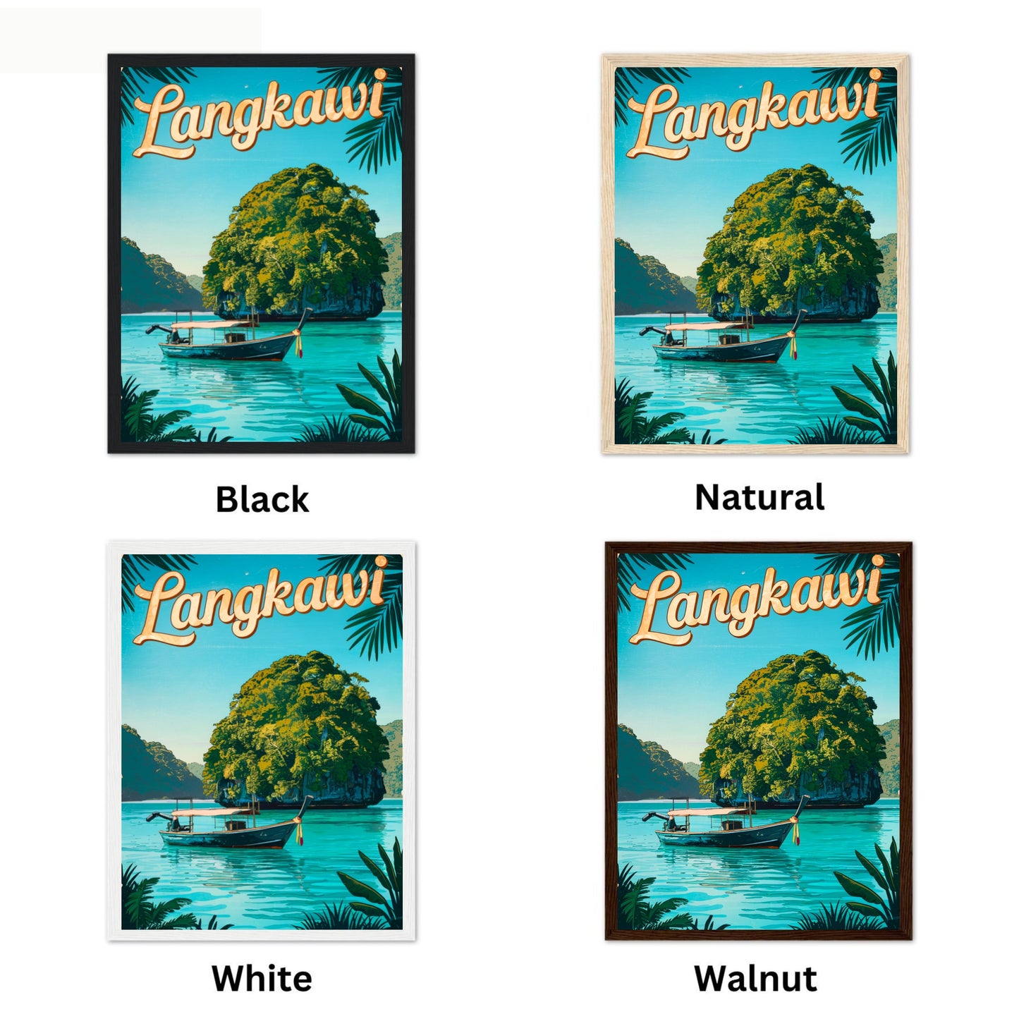 Langkawi  Vintage Travel Poster - Tropical Paradise