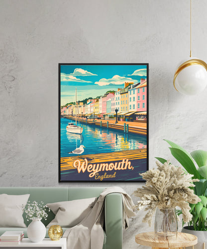 Weymouth  Vintage Travel Poster - Hidden Oasis