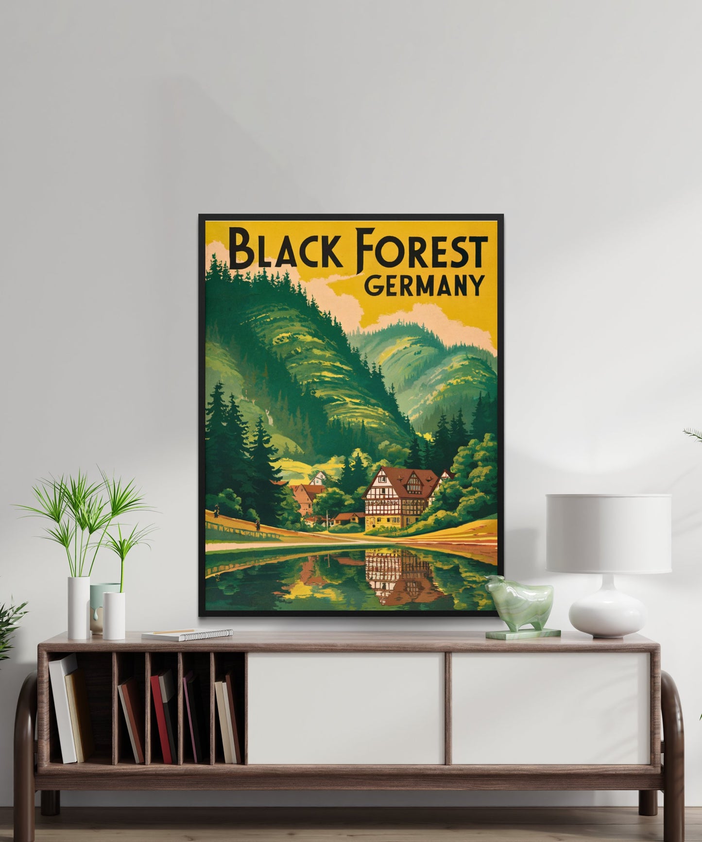 Black Forest Vintage Travel Poster