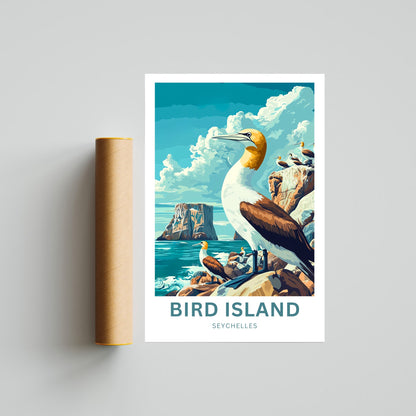 Bird Island Travel Poster