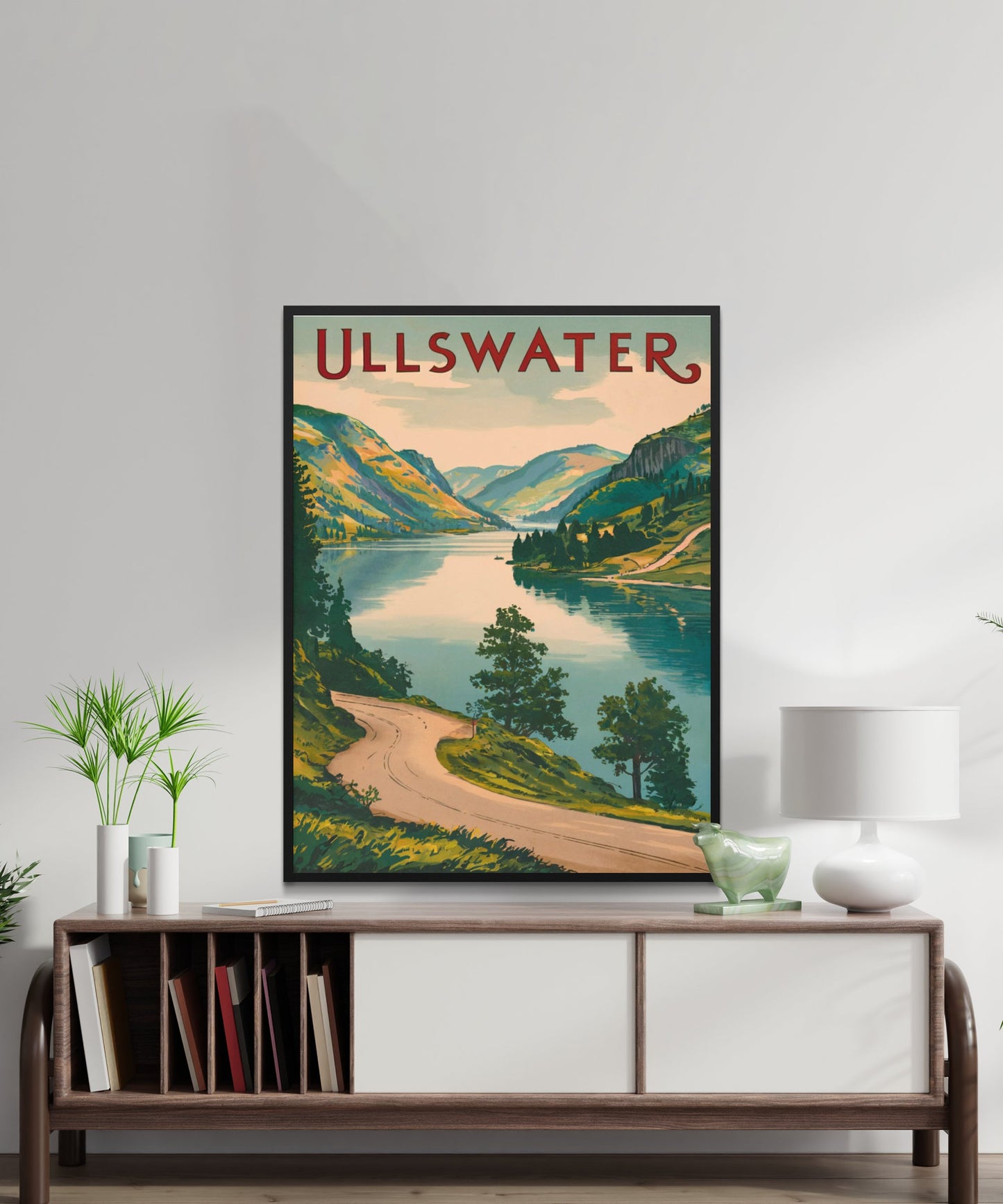 Ullswater Vintage Travel Poster - Timeless Lake District Beauty