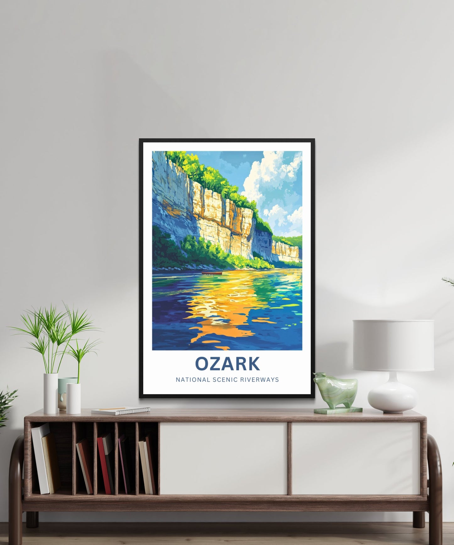 Ozark National Scenic Riverways Travel Poster  - Pristine Waterways