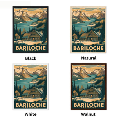 Bariloche Vintage Travel Poster - Lakeside Charm