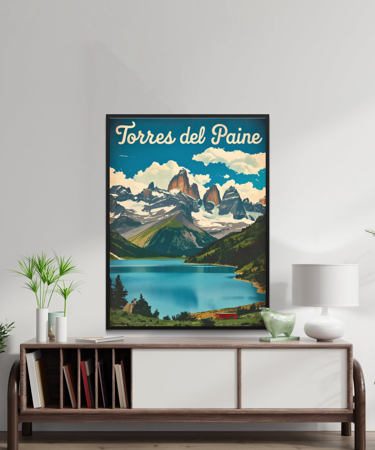 Torres del Paine Vintage Travel Poster - Rugged Elegance