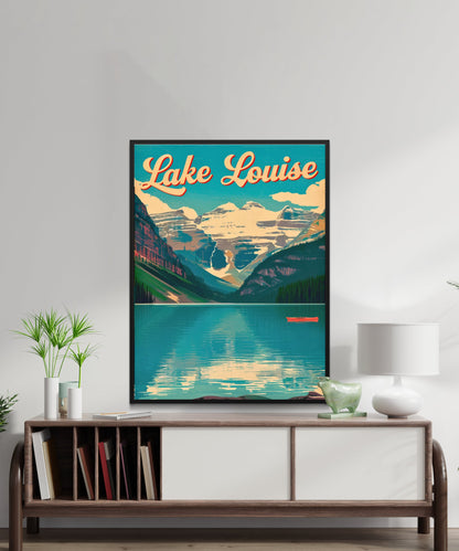 Lake Louise Vintage Travel Poster - Scenic Wonderland