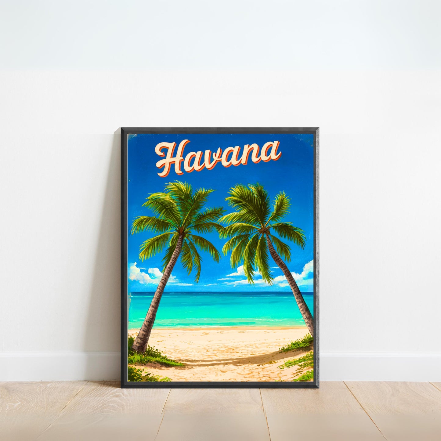 Havana Vintage Travel Poster - Timeless Charm