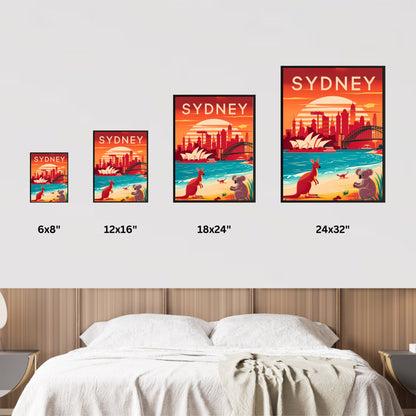 Sydney Vintage Travel Poster