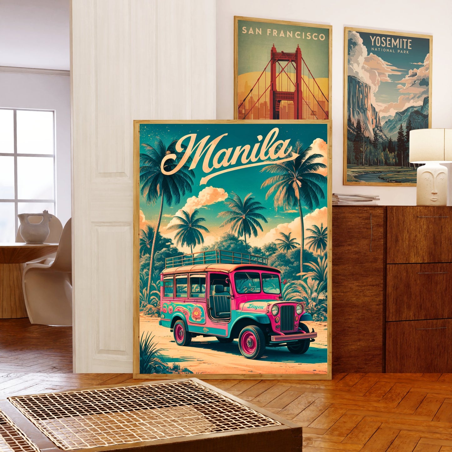 Manila Vintage Travel Poster