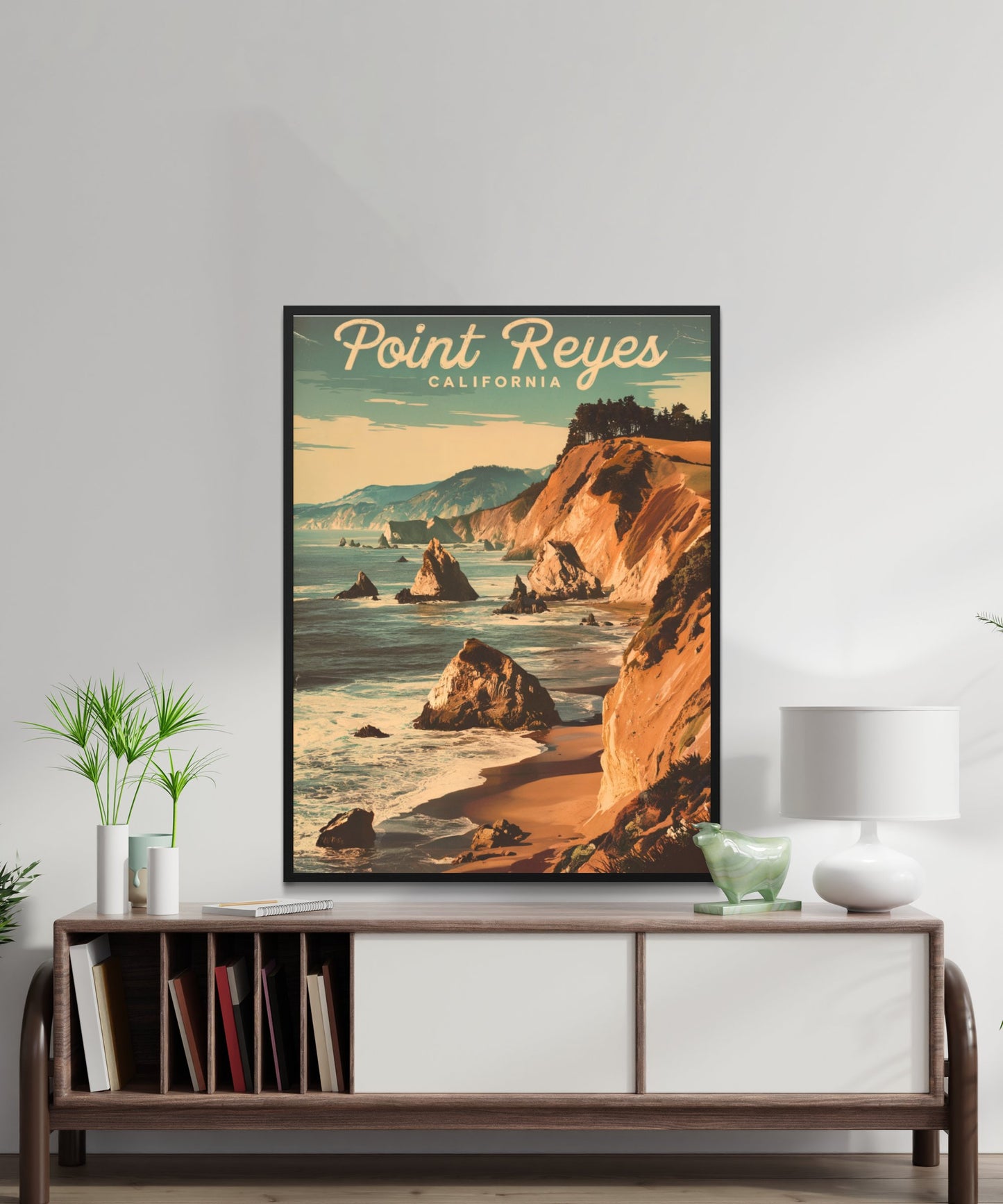 Point Reyes Vintage Travel Poster