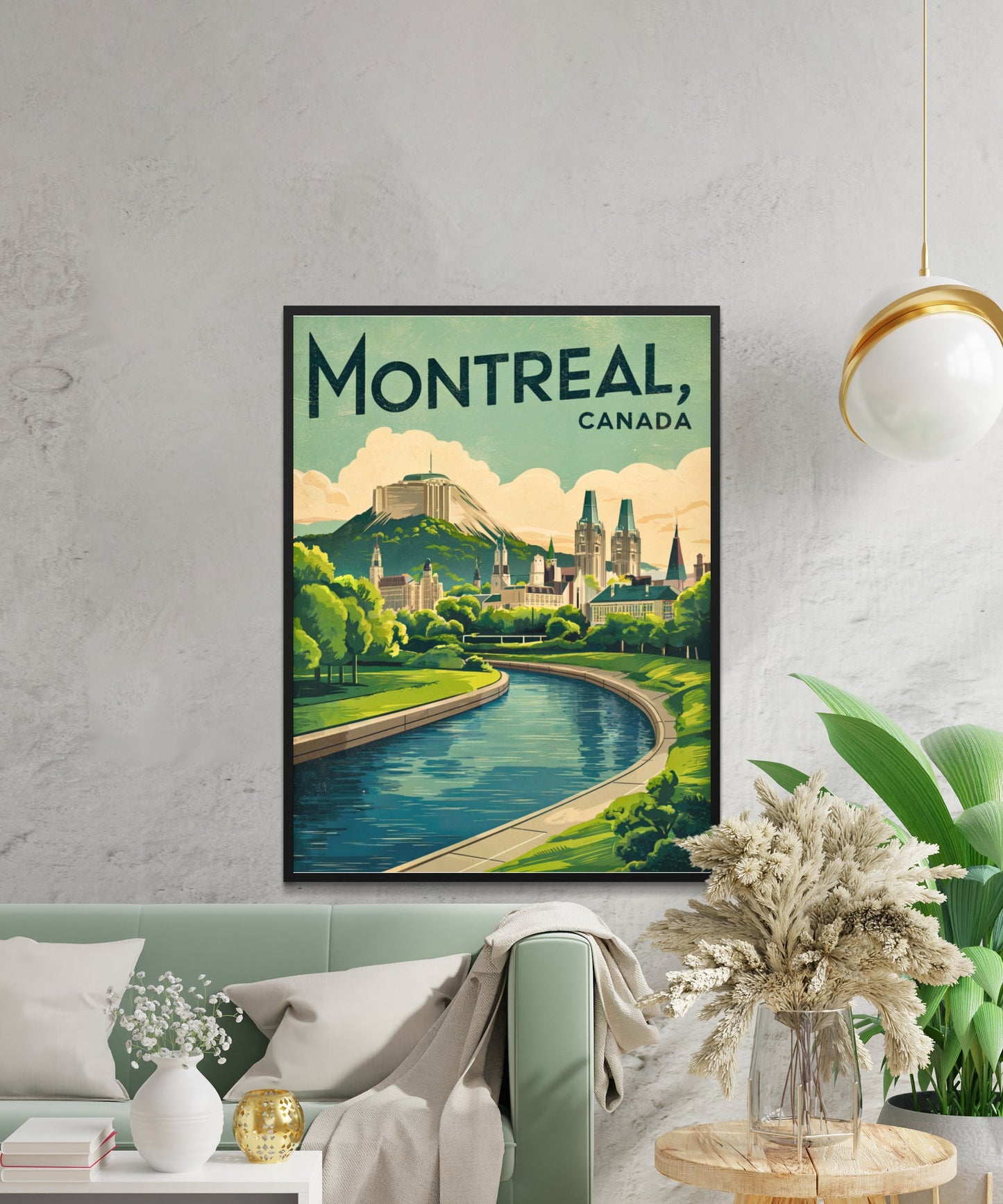 Montreal Vintage Travel Poster