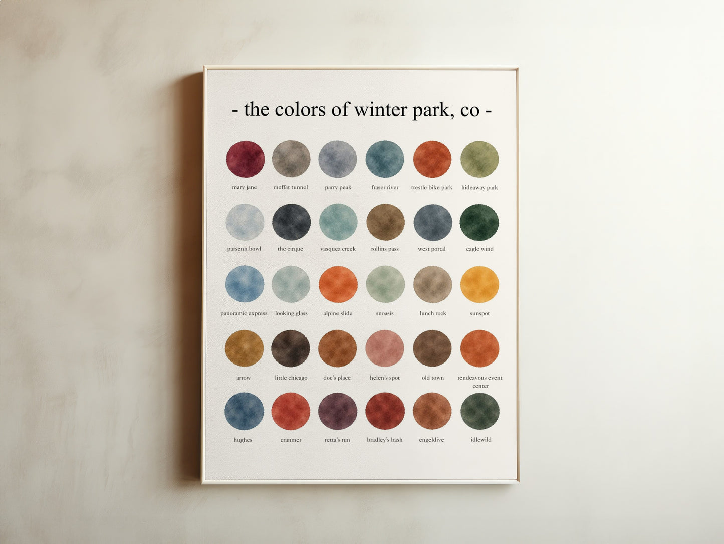 The Colors of Winter Park, CO