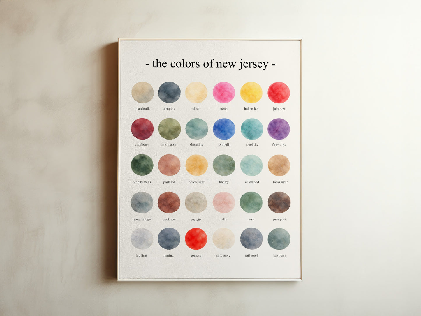 The Colors of New Jersey