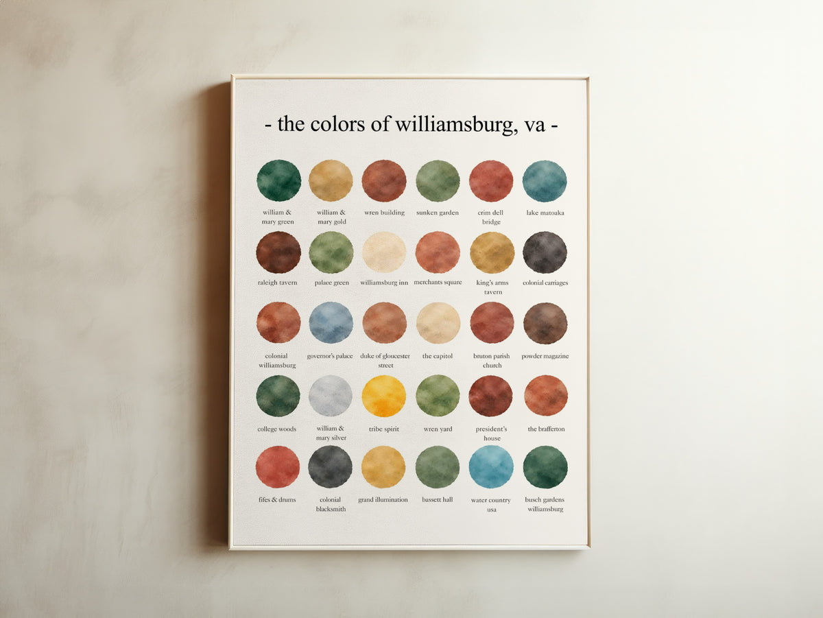 The Colors of Williamsburg, VA