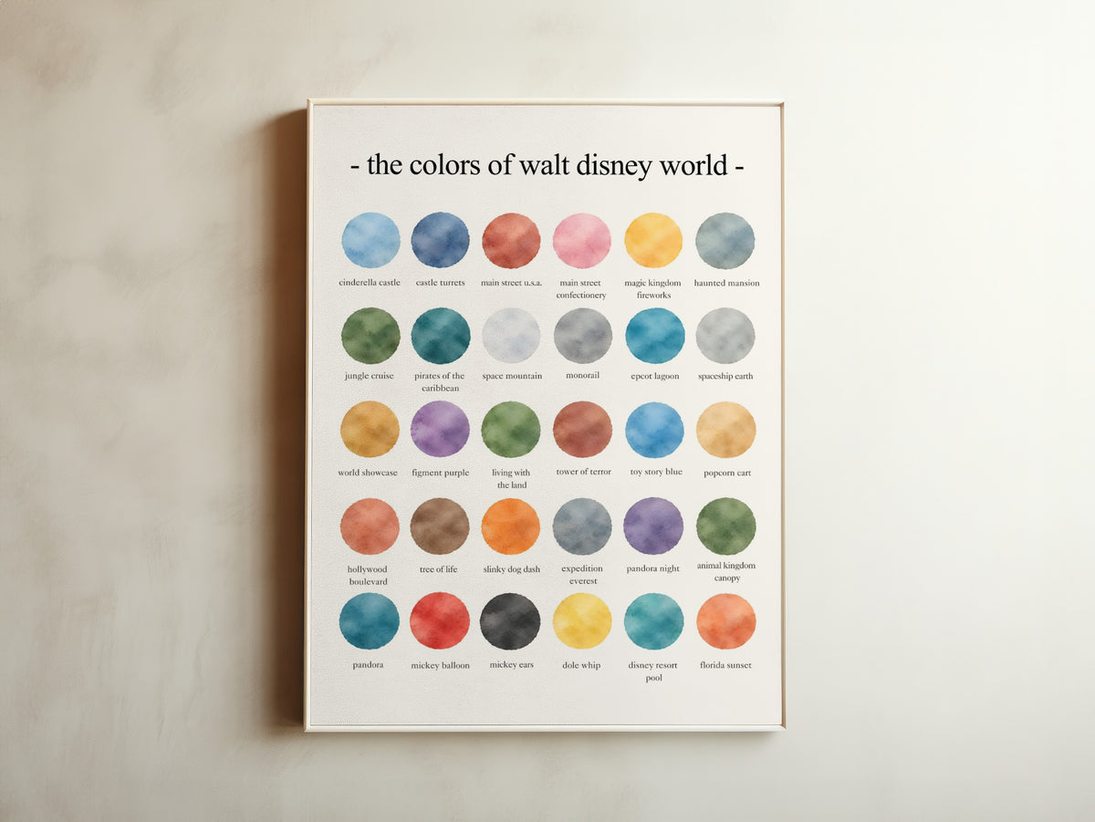 The Colors of Walt Disney World