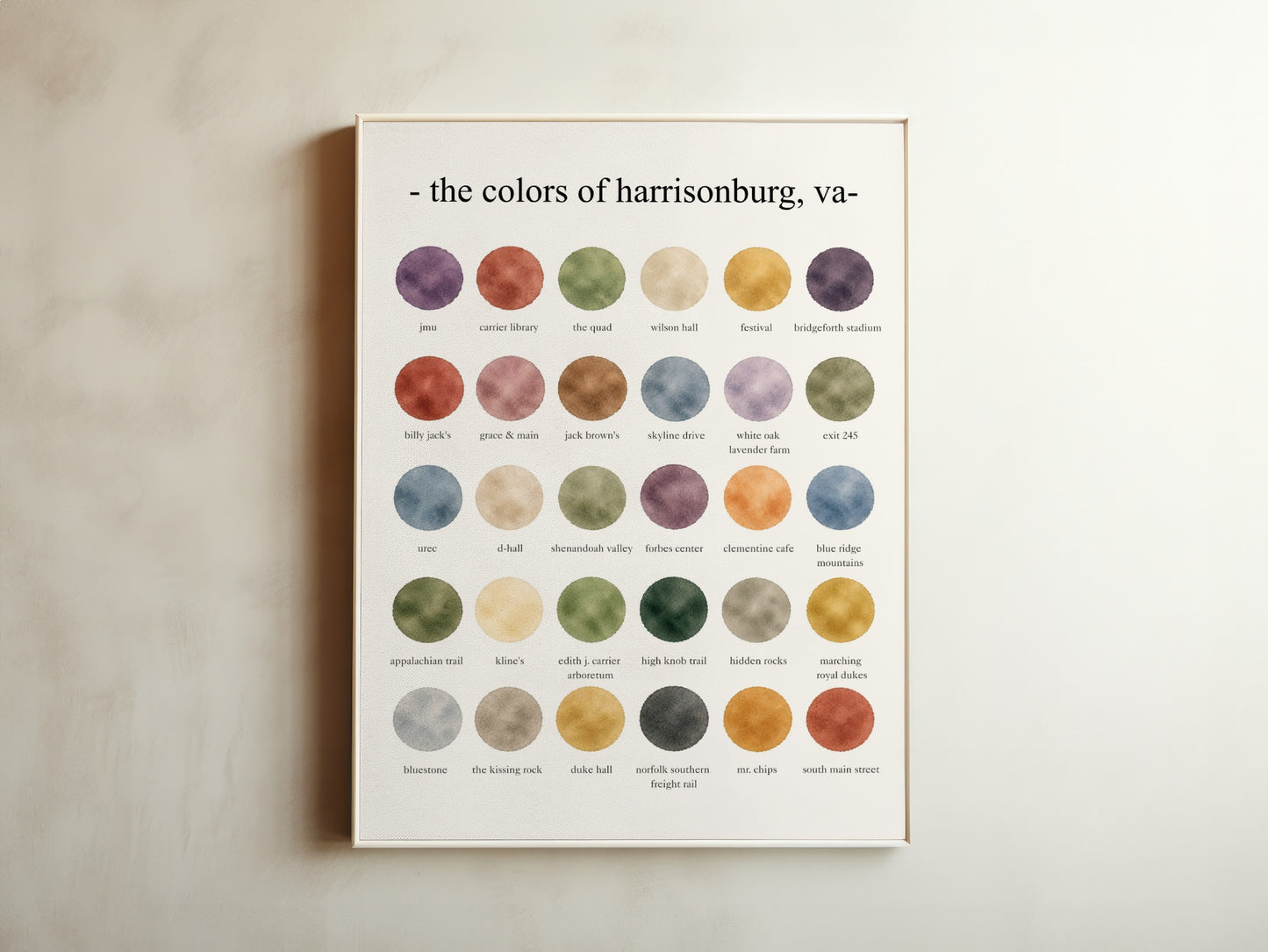 The Colors of Harrisonburg, VA