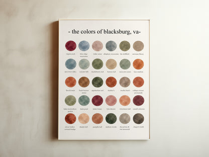 The Colors of Blacksburg, VA