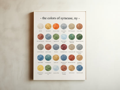 The Colors of Syracuse, NY
