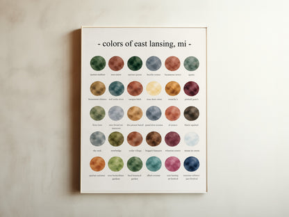 The Colors of East Lansing, MI