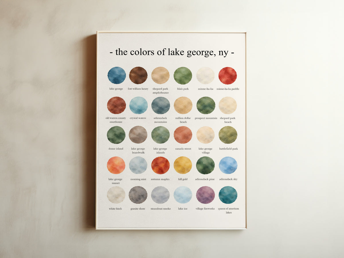 The Colors of Lake George, New York