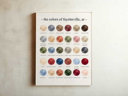 The Colors of Fayetteville, AR