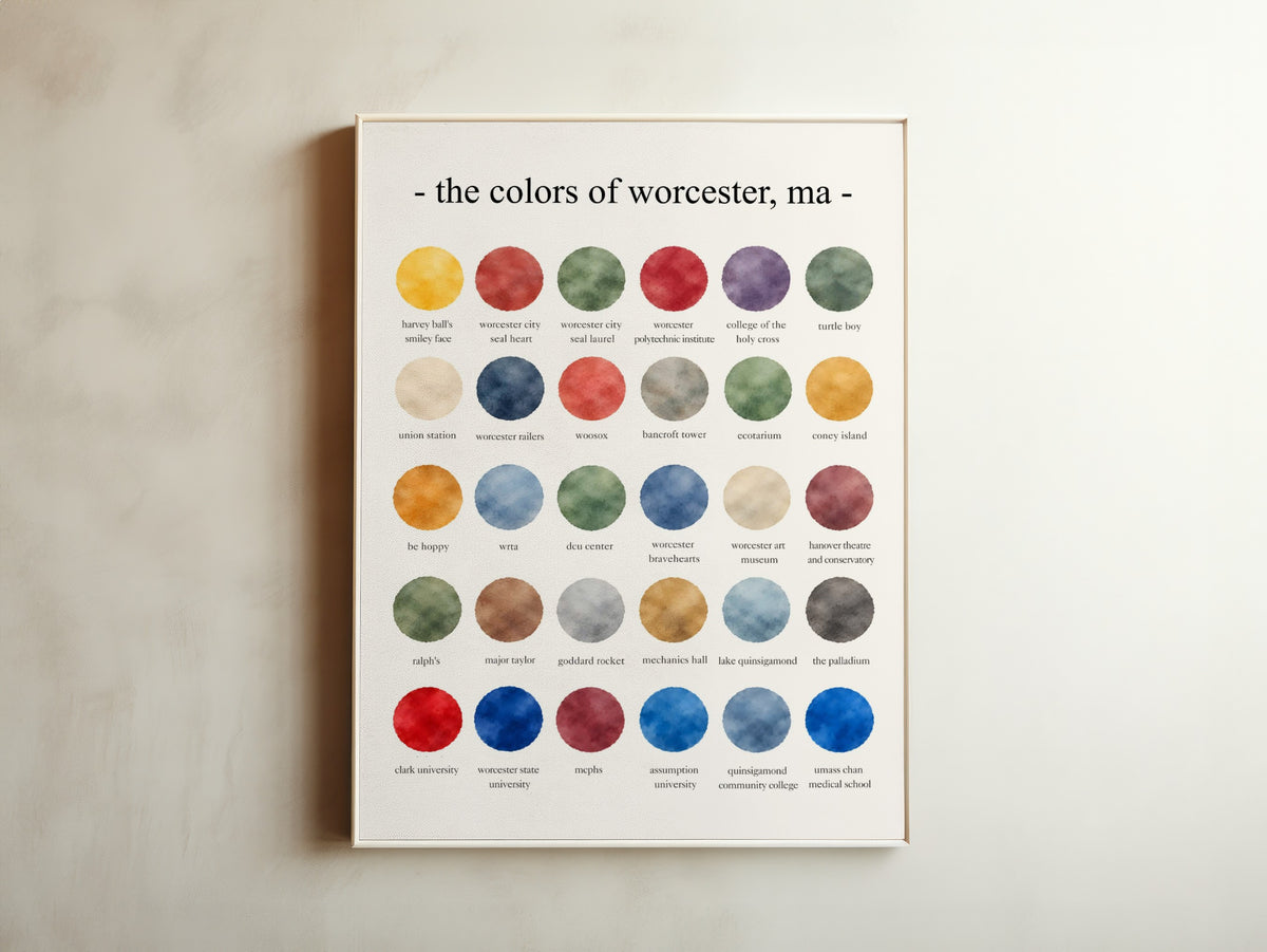 The Colors of Worcester, Massachusetts
