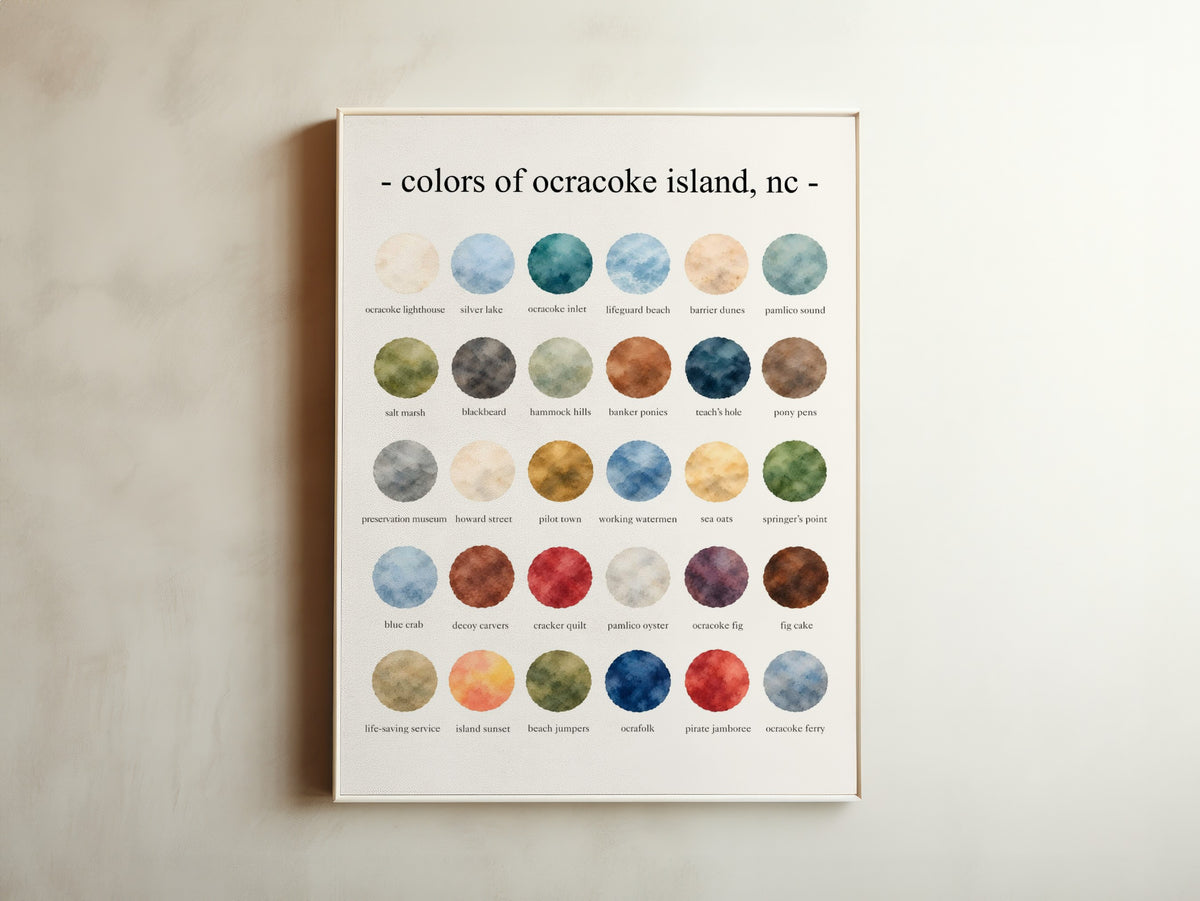 The Colors of Ocracoke Island, North Carolina