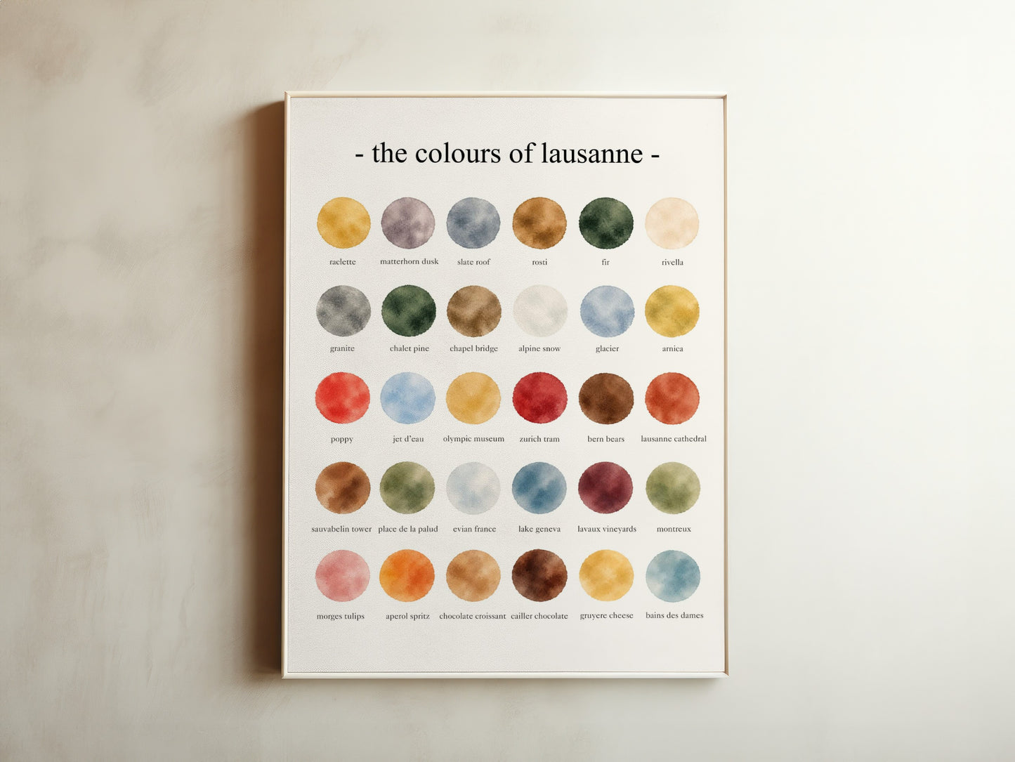 The Colors of Lausanne