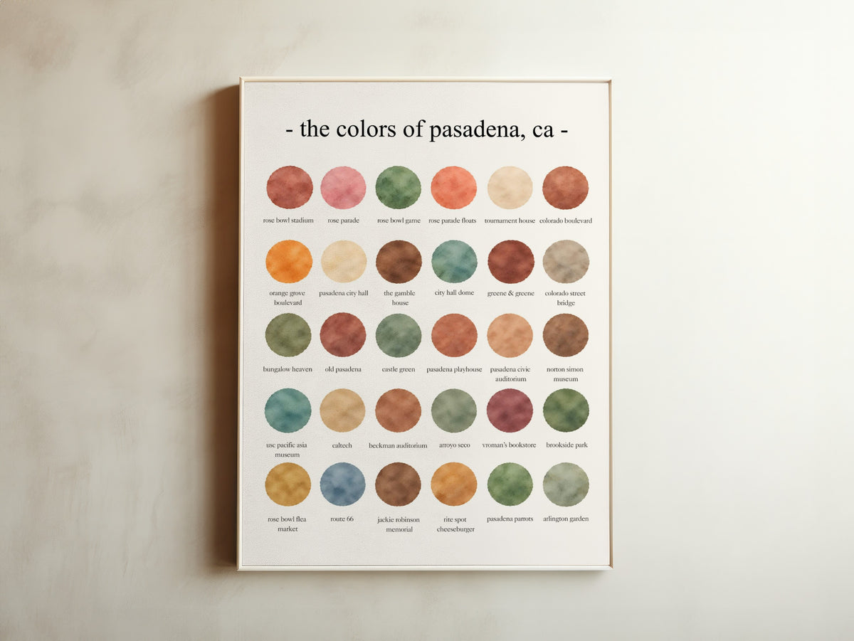 The Colors of Pasadena, CA
