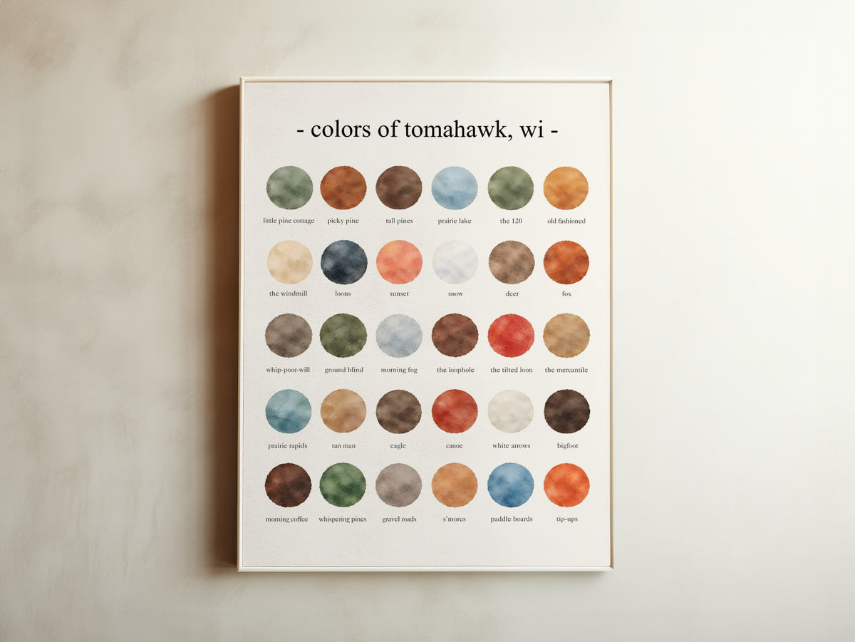 The Colors of Tomahawk, Wisconsin