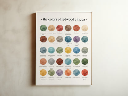 The Colors of Redwood City, CA