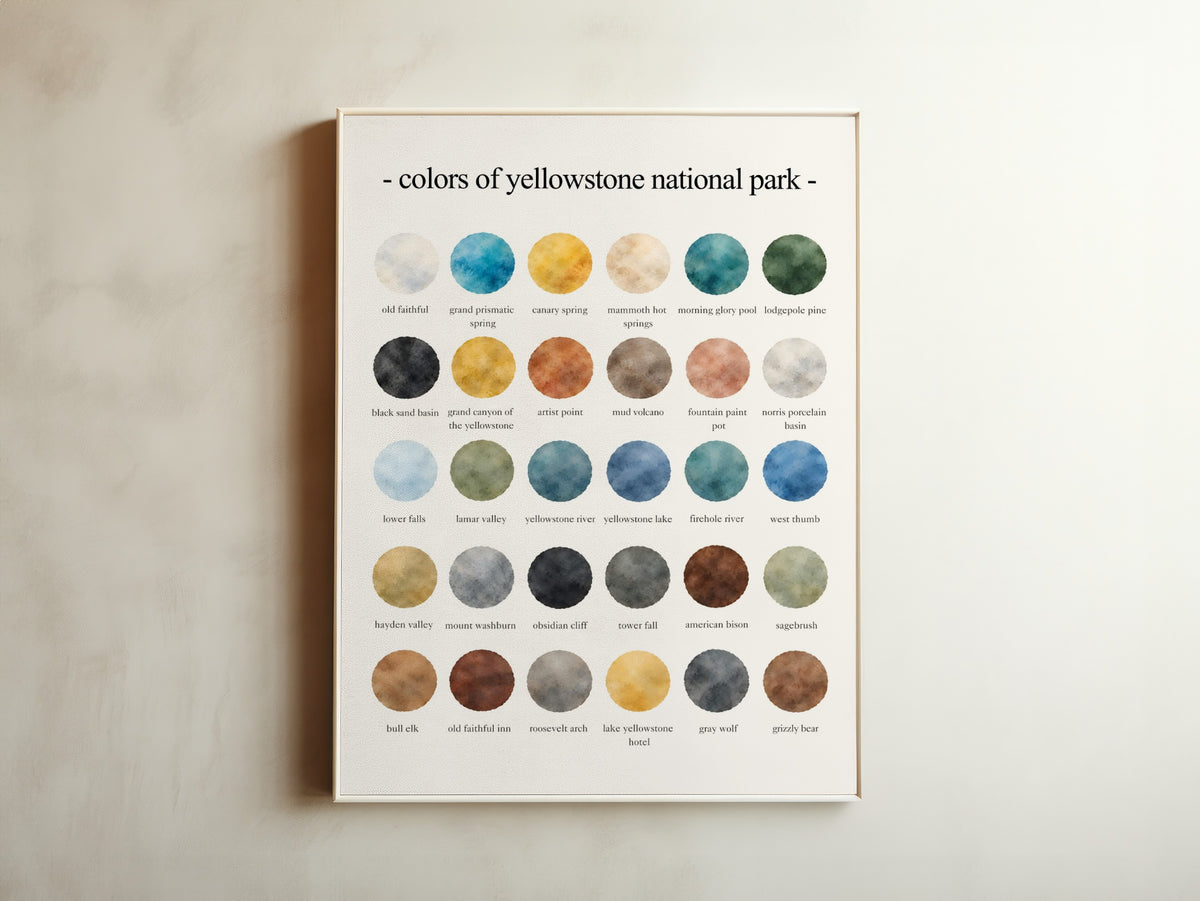 The Colors of the Yellowstone National Park
