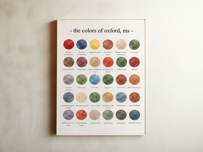 The Colors of Oxford, Mississippi