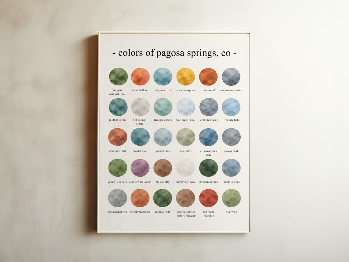 The Colors of Pagosa Springs, Colorado