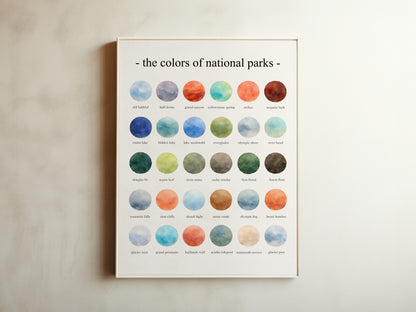 The Colors of National Parks