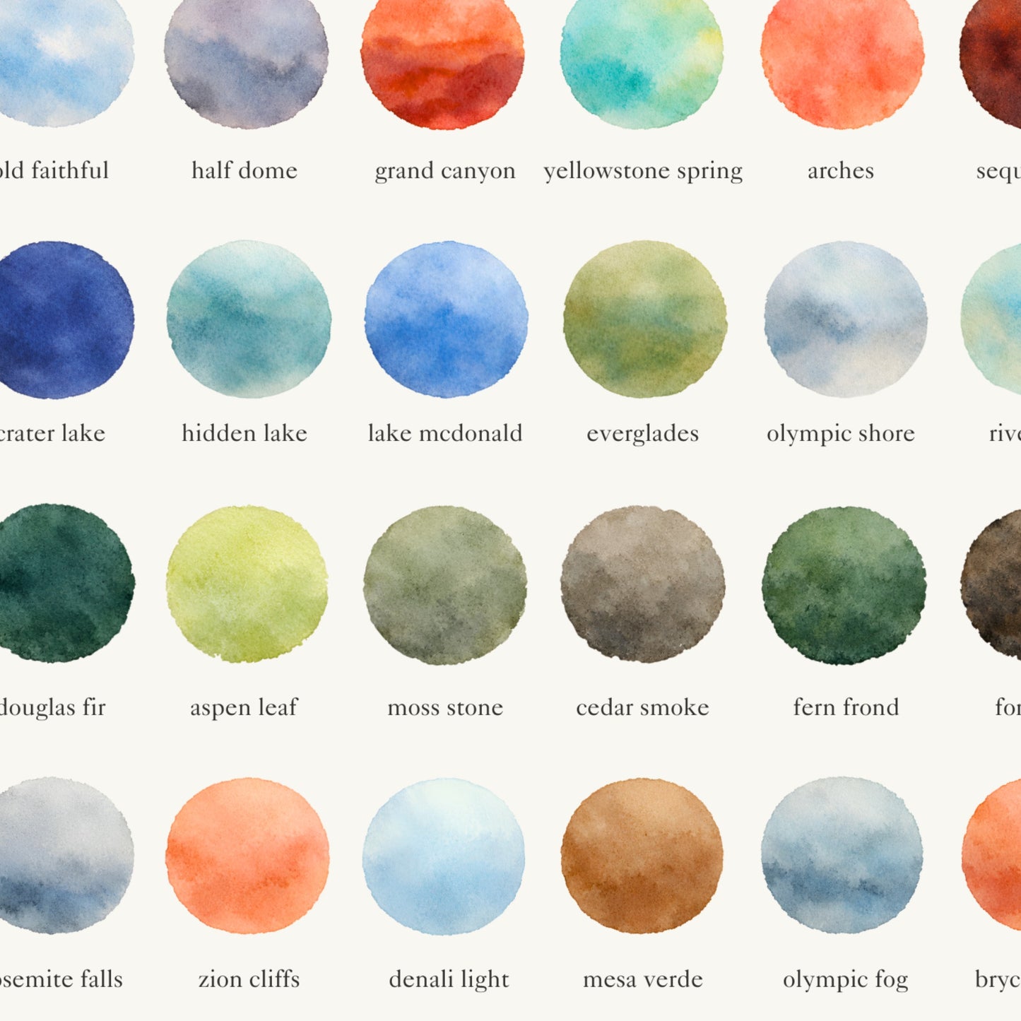 The Colors of National Parks