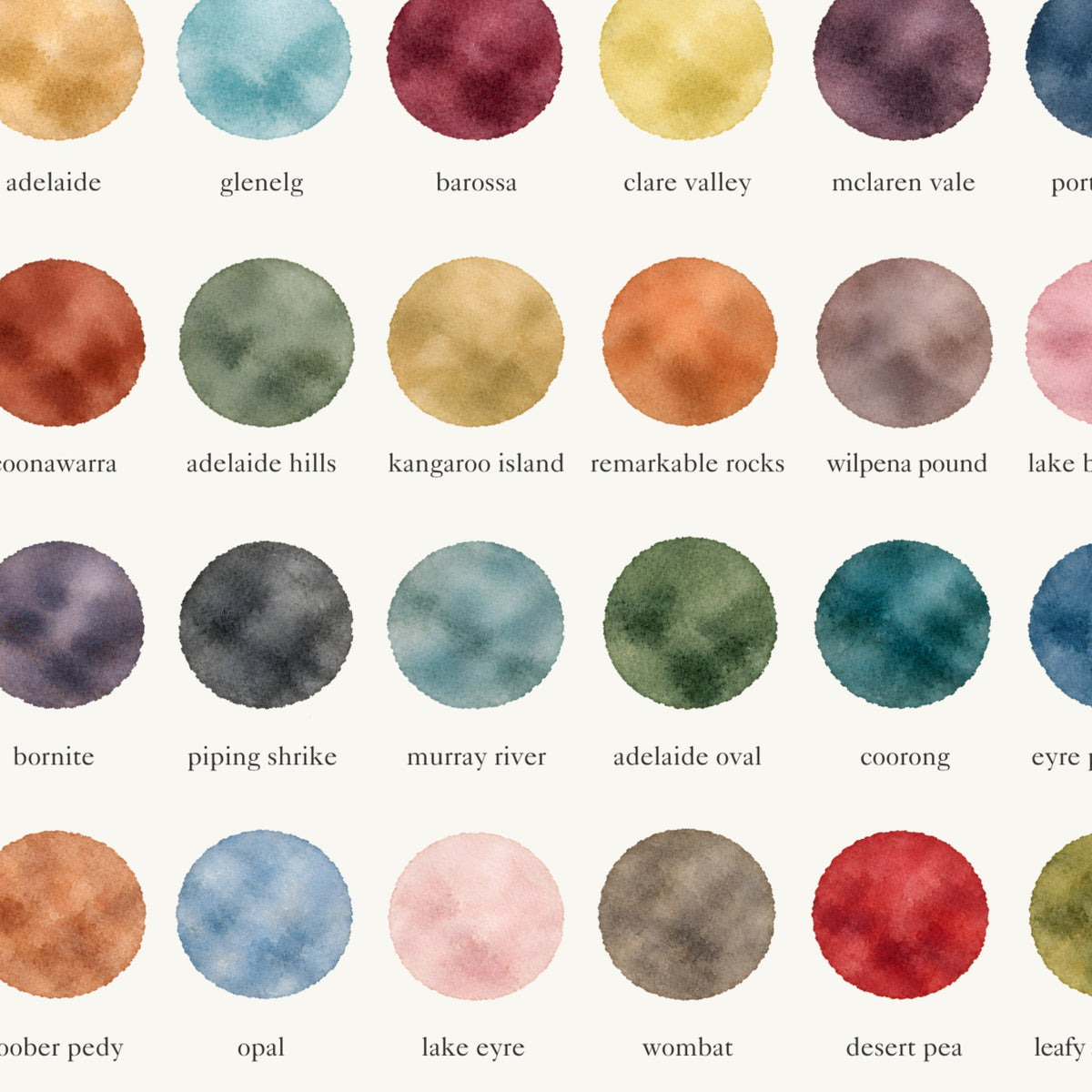 The Colors of South Australia