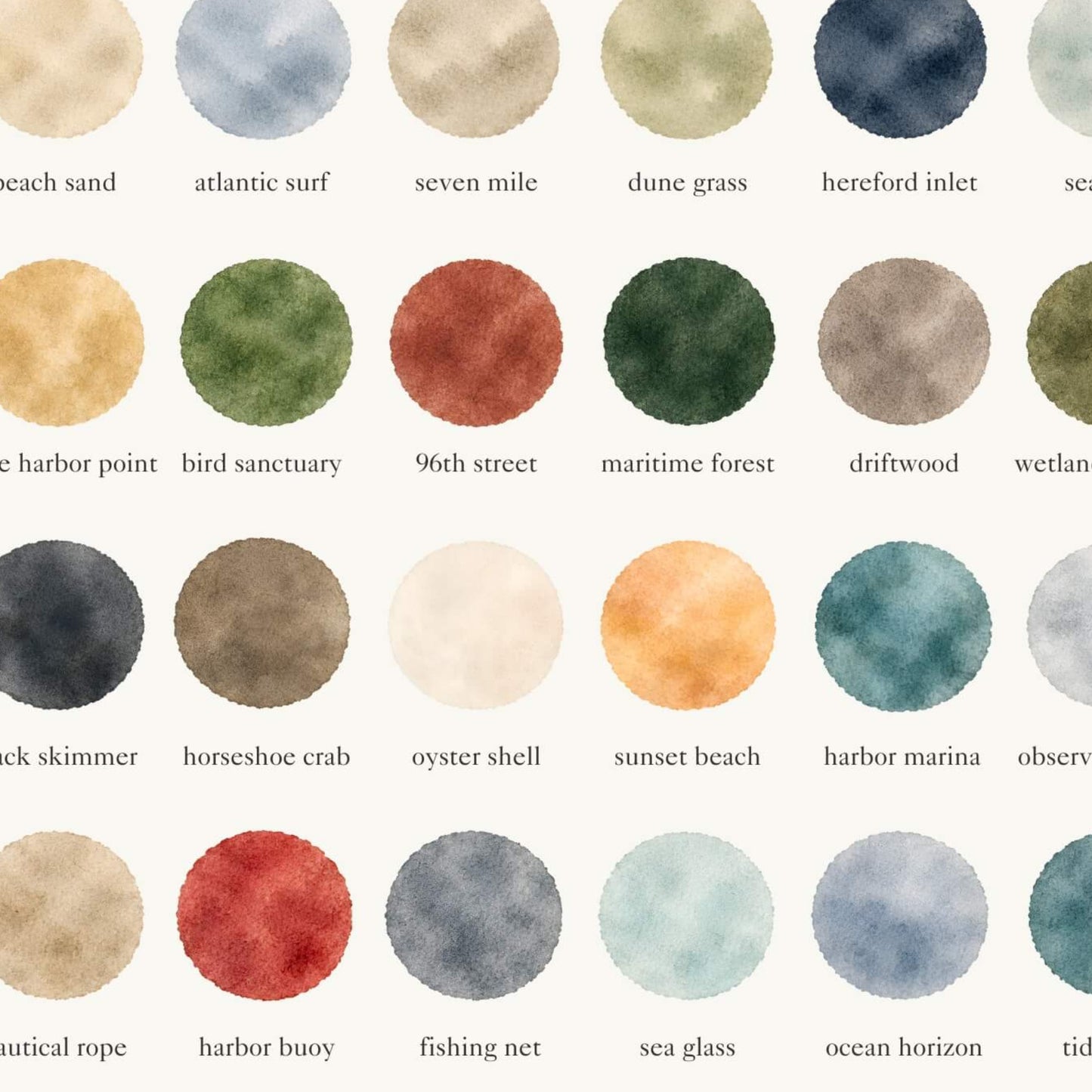 The Colors of Stone Harbor, NJ - Watercolor Print