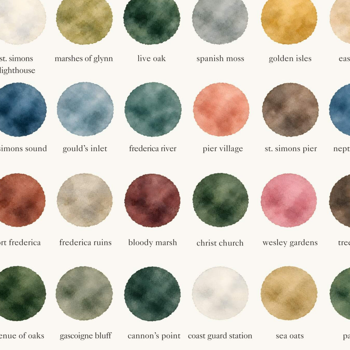 The Colours of St. Simons Island