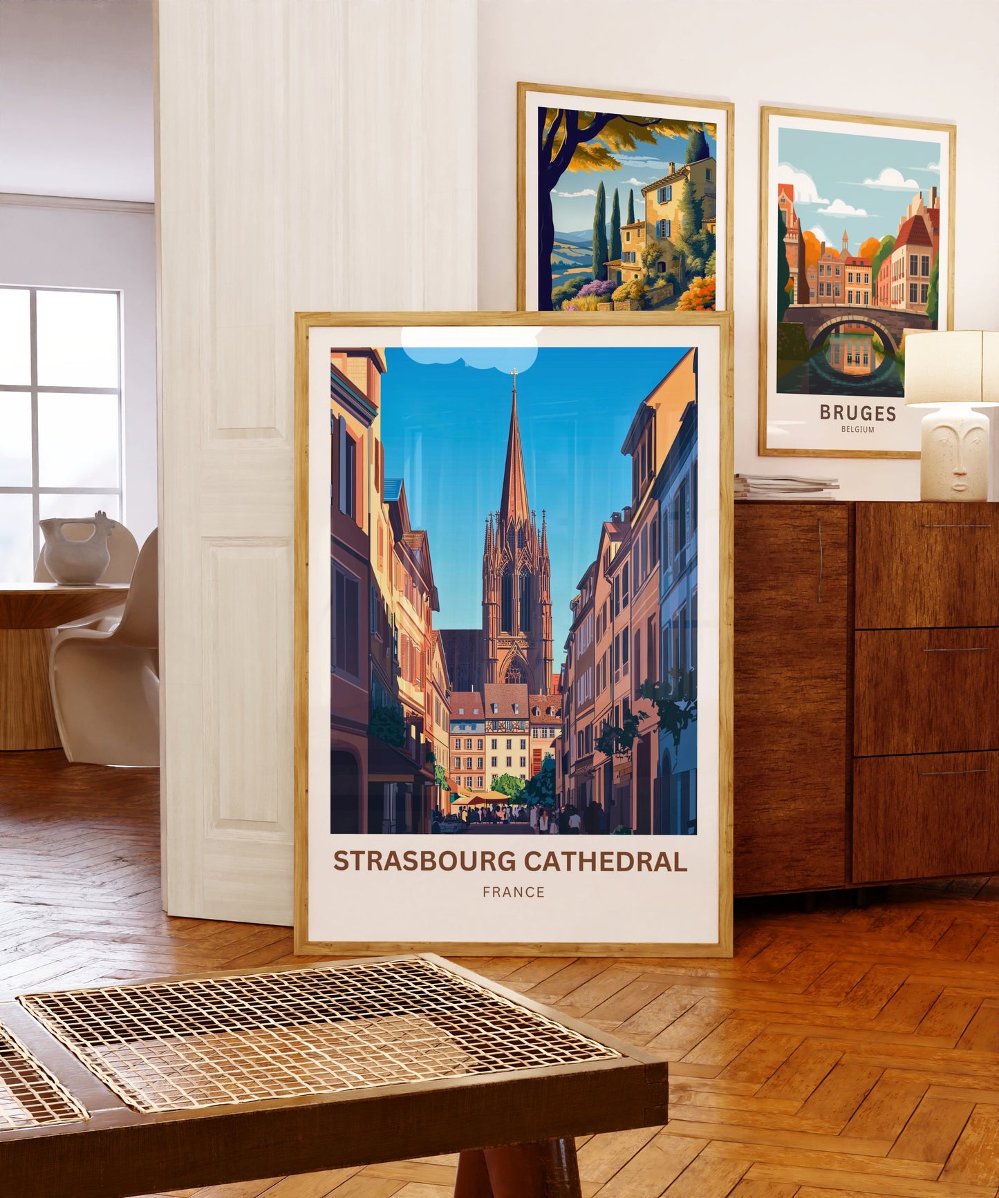 Strasbourg Cathedral Travel Poster