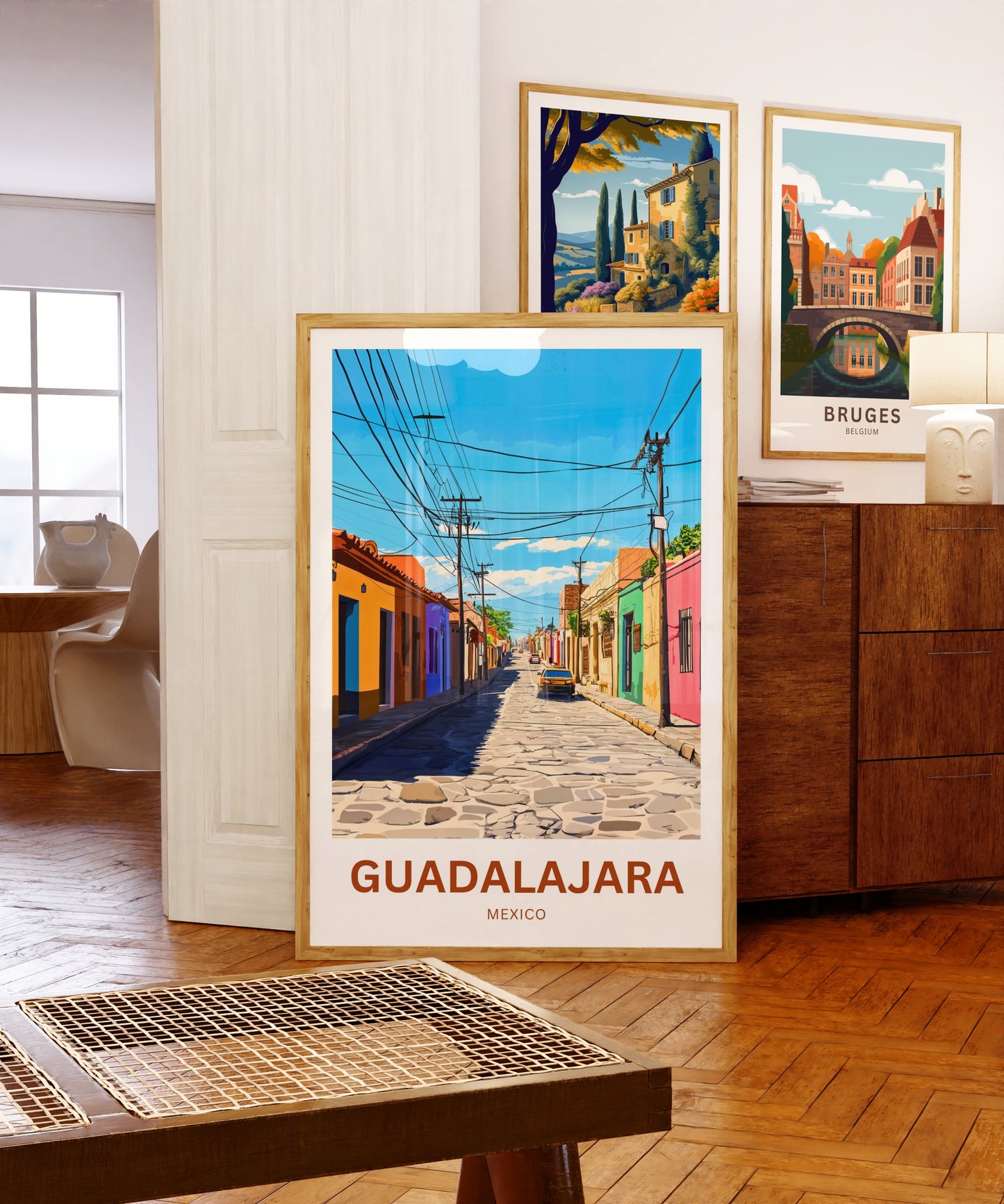 Guadalajara Travel Poster - Mexico Street