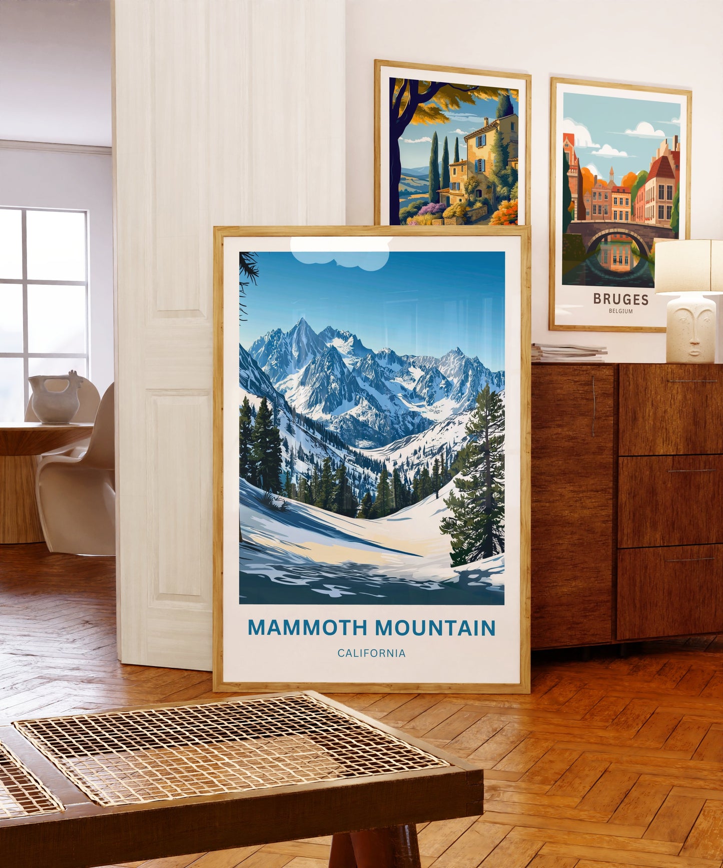 Mammoth Mountain Travel Poster - Alpine Wilderness Escape