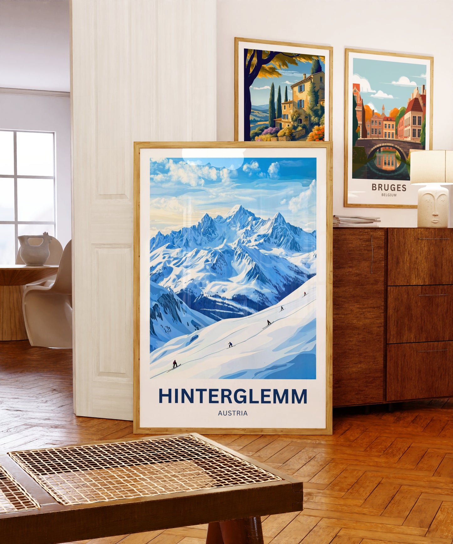 Hinterglemm Travel Poster  - Austria