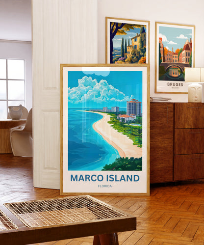 Marco Island Travel Poster
