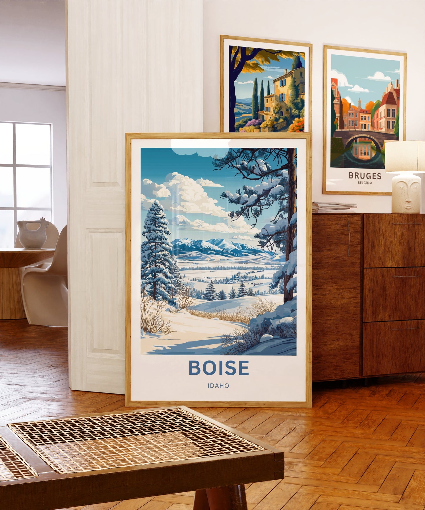 Boise Travel Poster