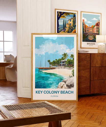 Key Colony Beach Travel Poster